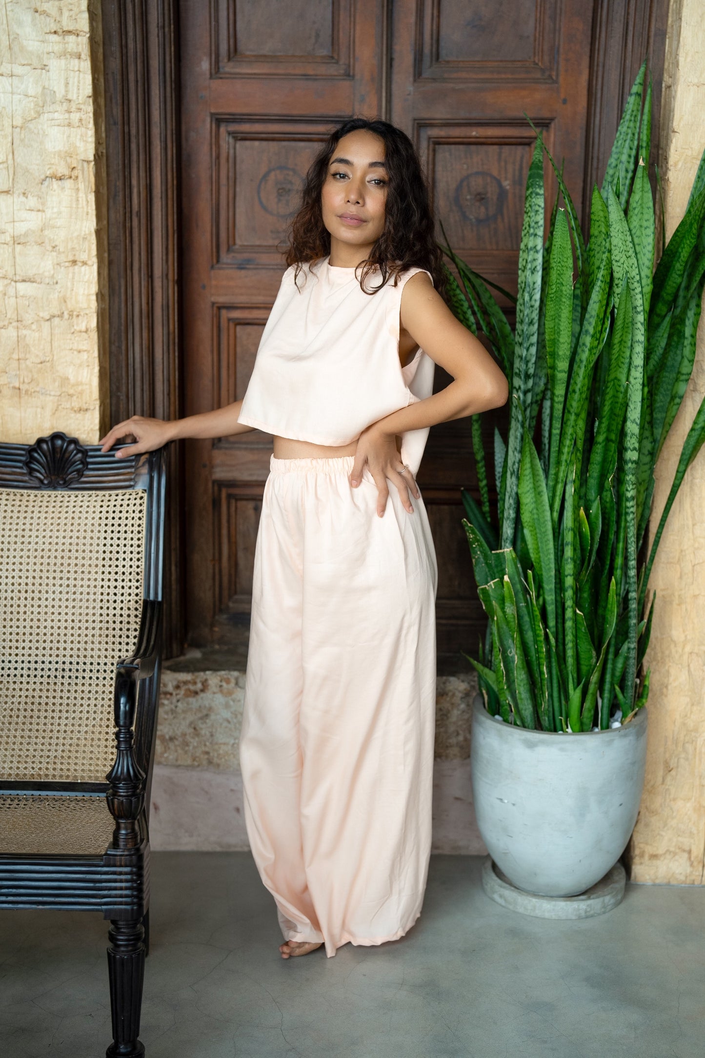 Coral Pant Set