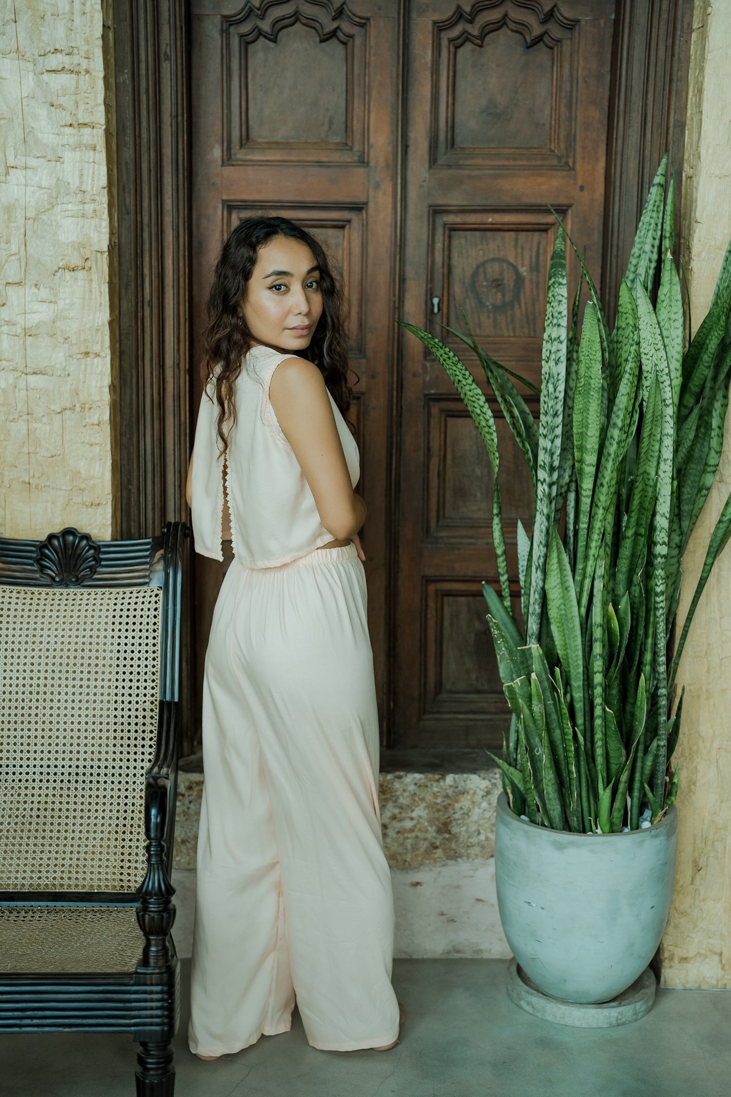 Coral Pant Set