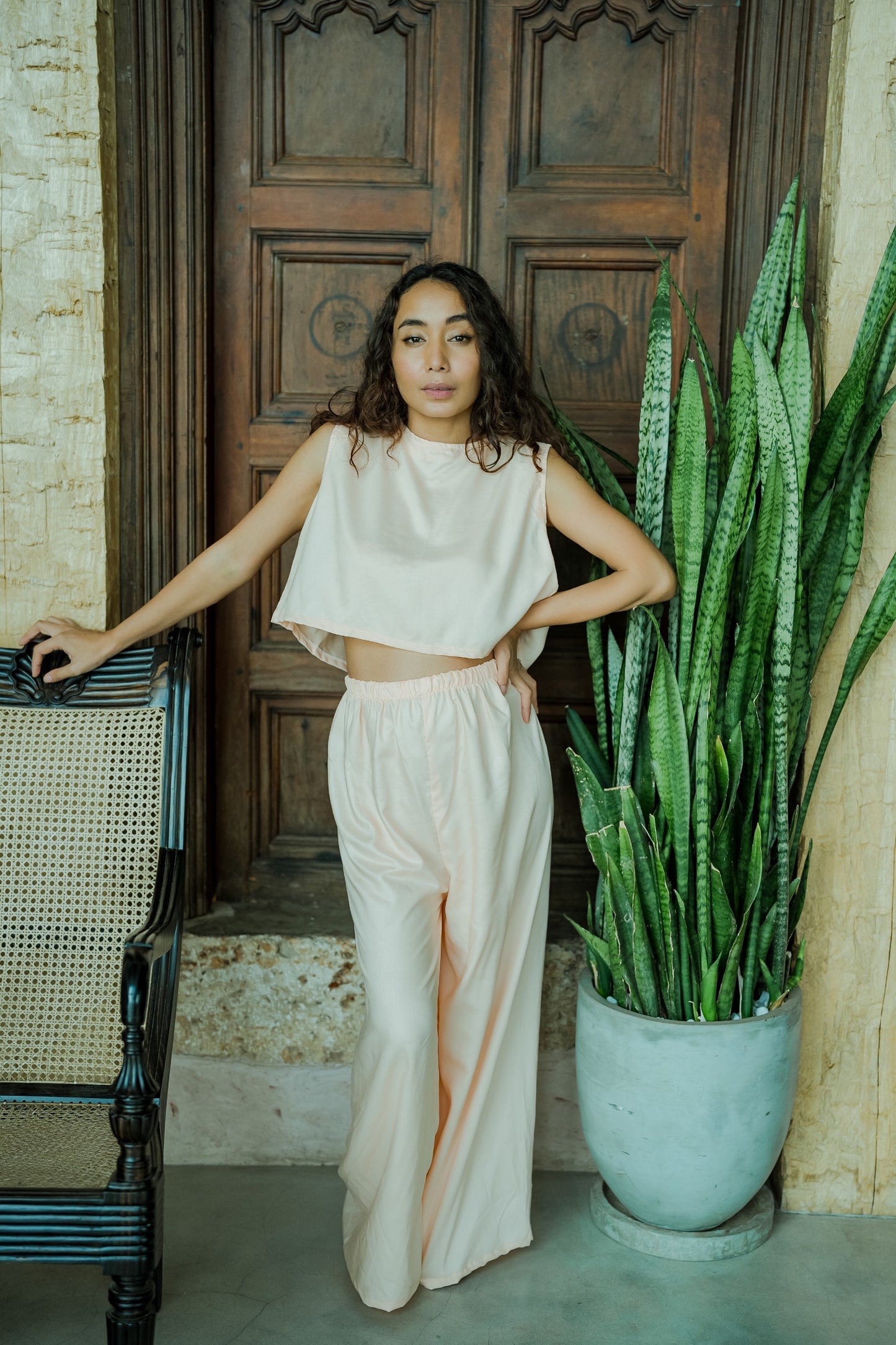 Coral Pant Set
