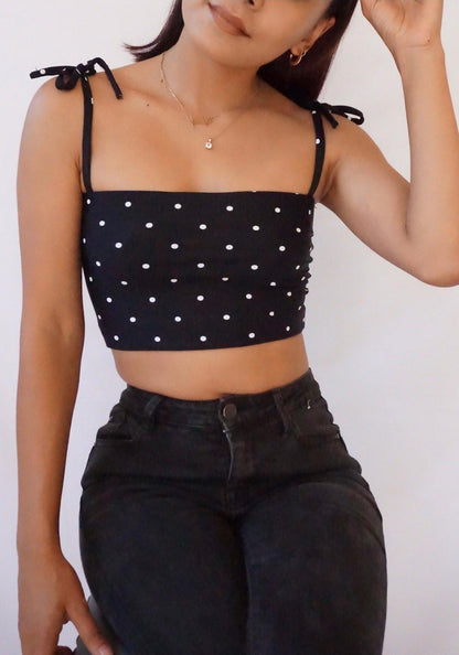 Brook Tie Strap Top  - Azwani The Label