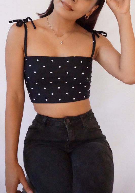 Brook Tie Strap Top  - Azwani The Label