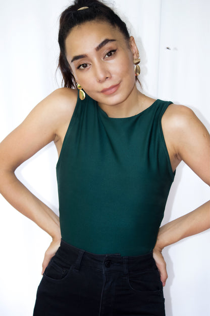 Emerald Crew Neck Top