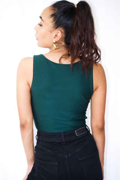 Emerald Crew Neck Top