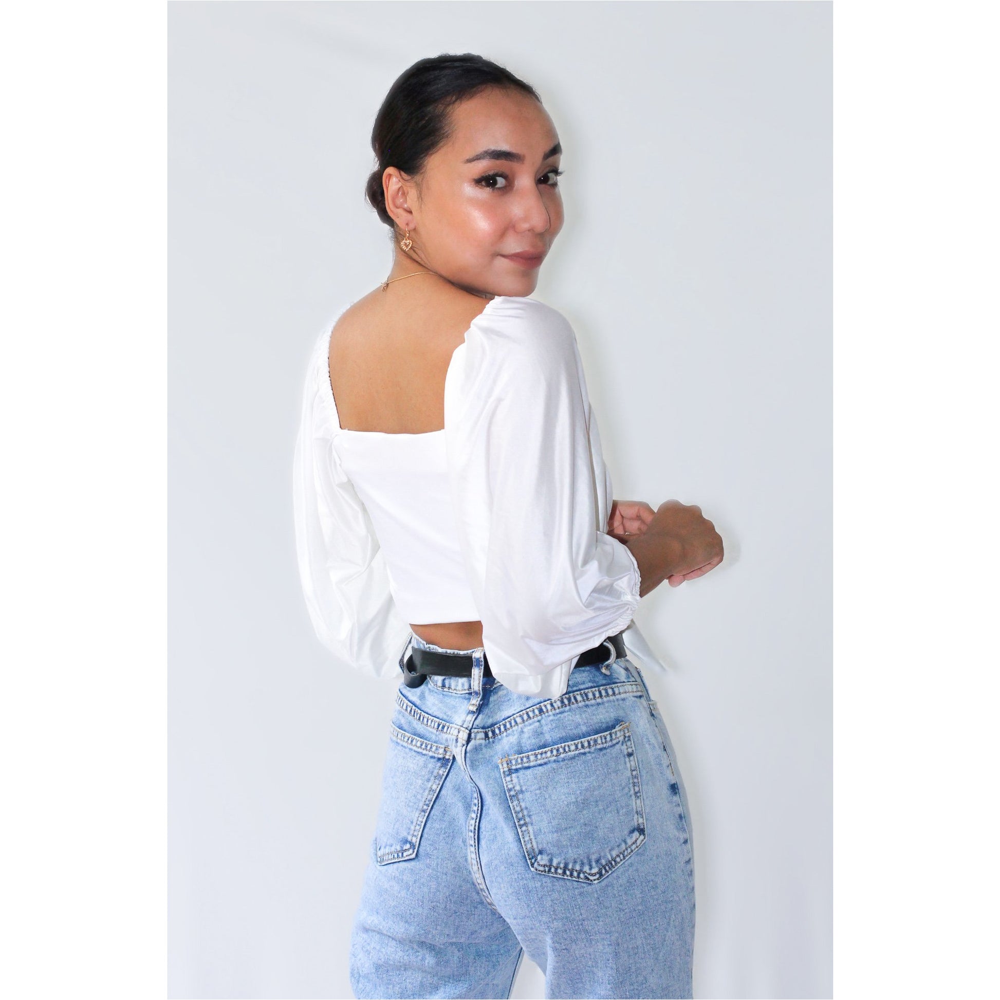 Willow Tie Up Top  - Azwani The Label