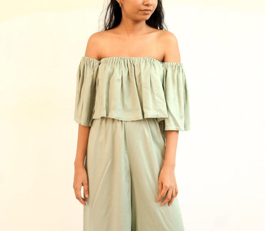 Sage Flow Top - Azwani The Label