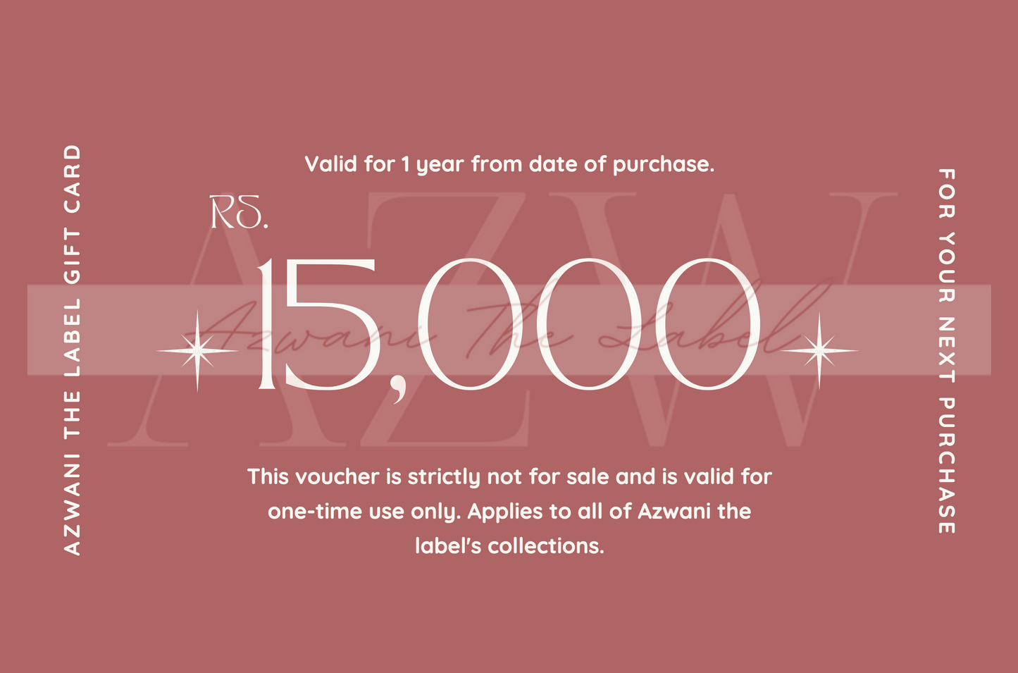 Azwani The Label Gift Card!