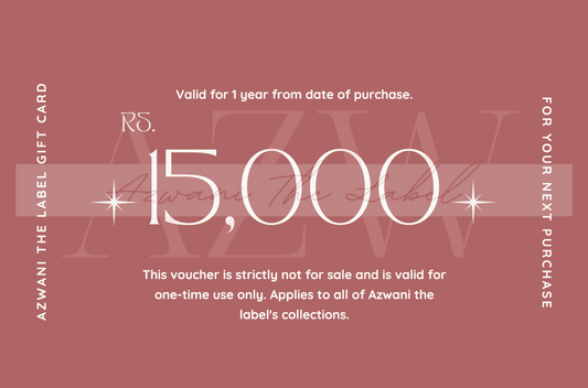 Azwani The Label Gift Card!