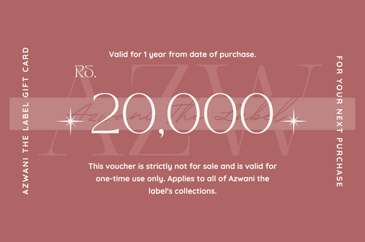 Azwani The Label Gift Card!